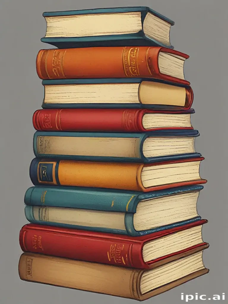 bookstack clipart