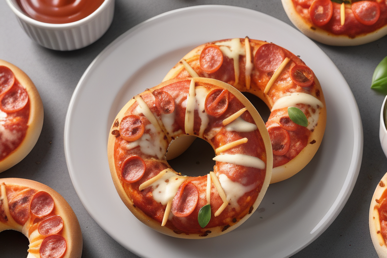 how long to cook pizza bagels in air fryer