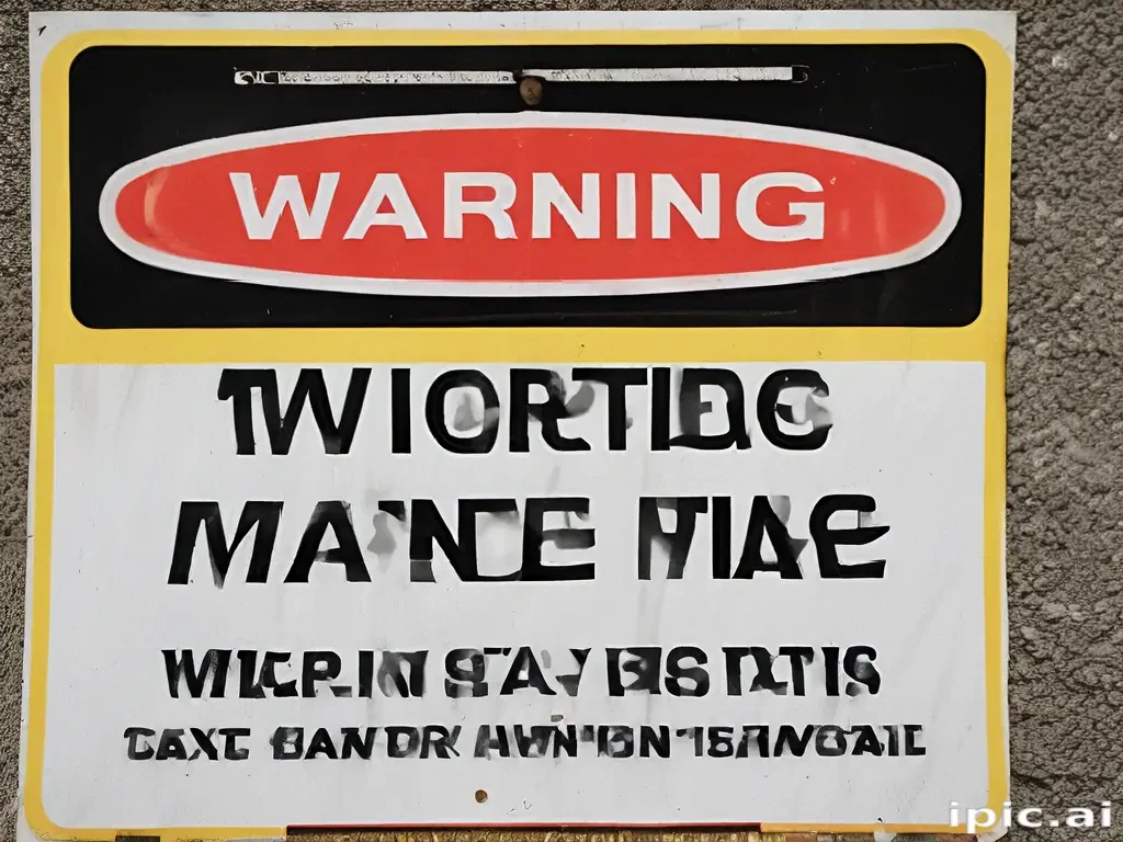 warning sign