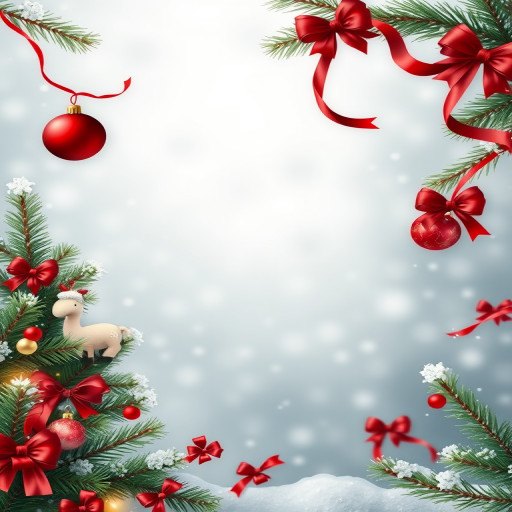 christmas background frame