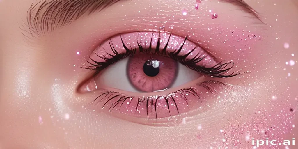 pink glitter aesthetic
