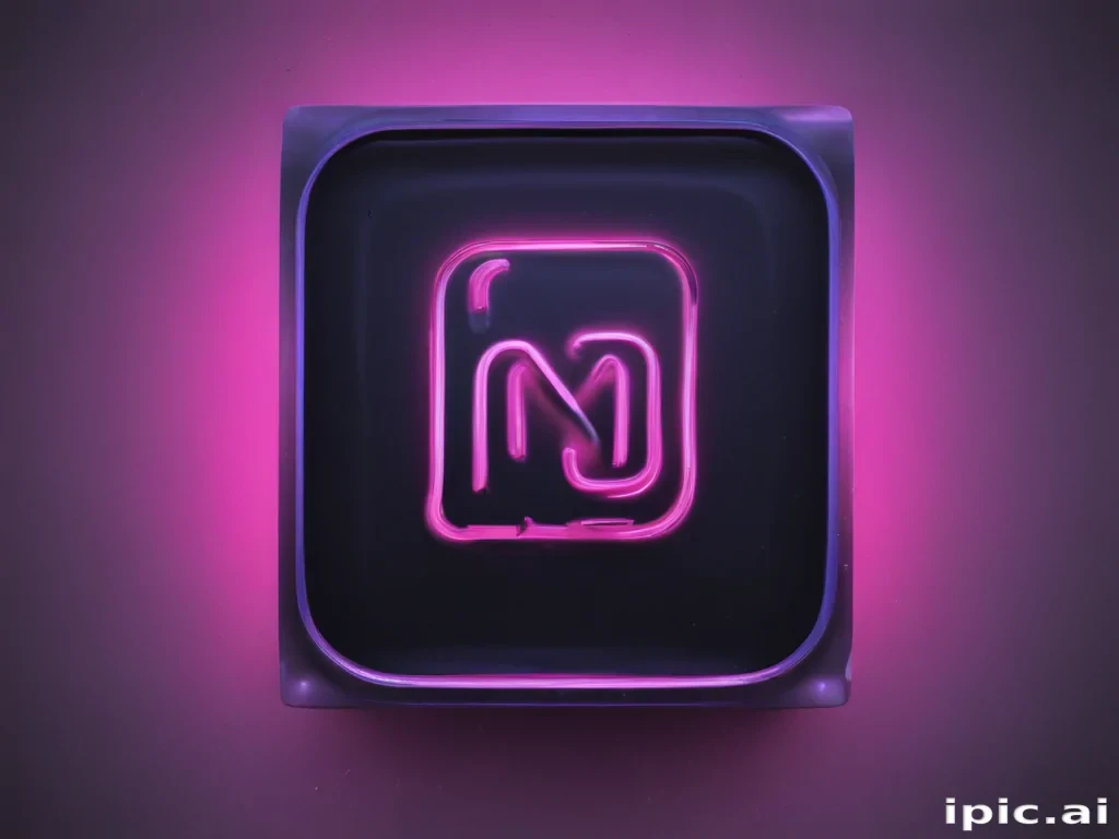 neon instagram logo