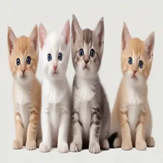 kittens transparent background