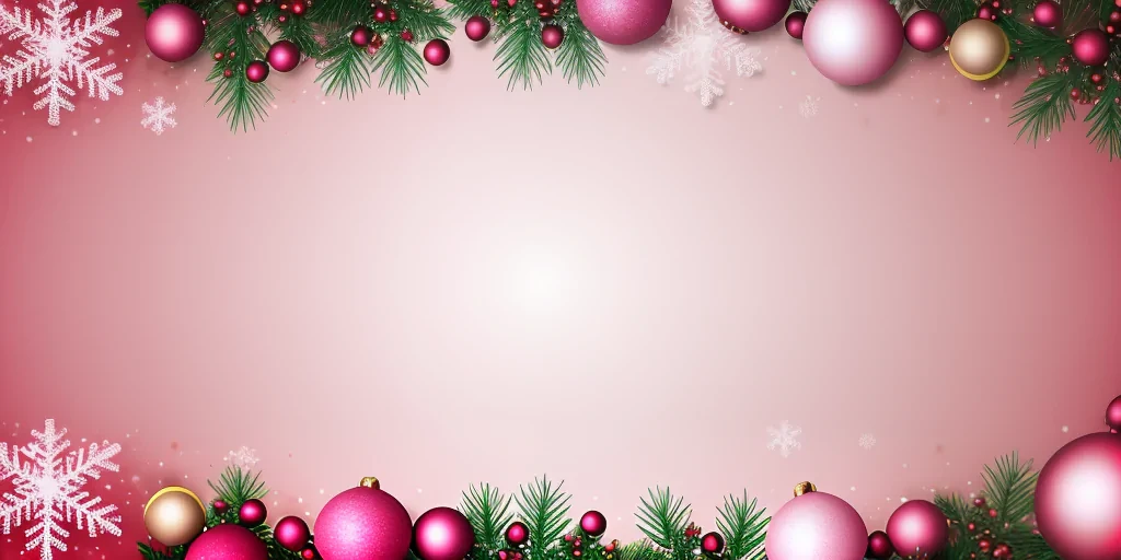 christmas background pink