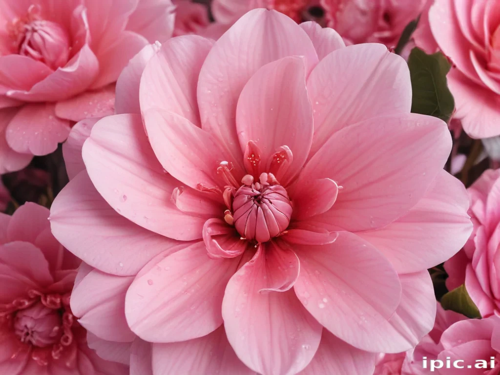 pink flower background