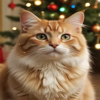pictures of cats for christmas