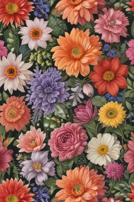 drawing pictures of flowers