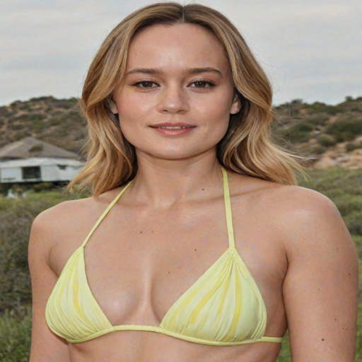 brie larson bikini