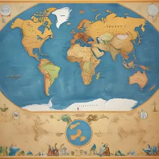 world map picture