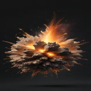 explosion transparent background