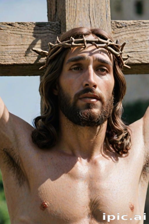 a picture of jesus on the cross