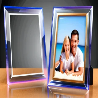 transparent photo frame