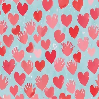 heart hands clipart