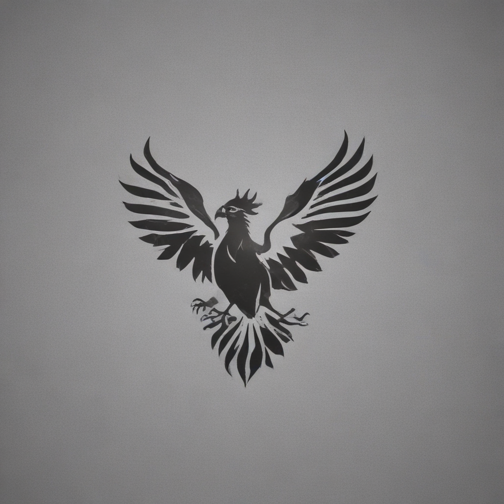 Phoenix E Simple A logo of a Phoenix. Simple and artistic