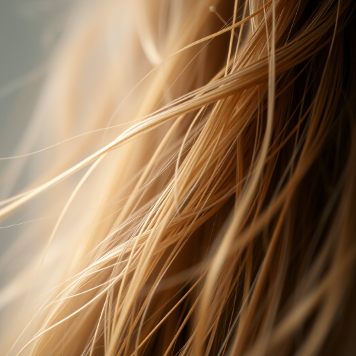close-up of textured hair strands in various shades of brown and blonde, soft natural light, macro lens, f/2.8 aperture, 50mm lens, ISO 100, shallow depth of field, high-resolution photograph