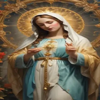 virgin mary clipart