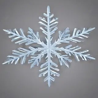 snowflake clipart transparent background