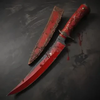 bloody knife aesthetic
