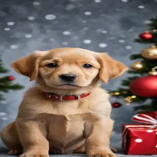 christmas wallpaper dogs