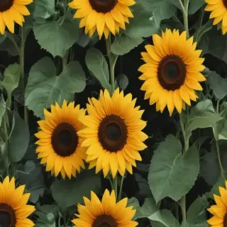 aesthetic sunflower background