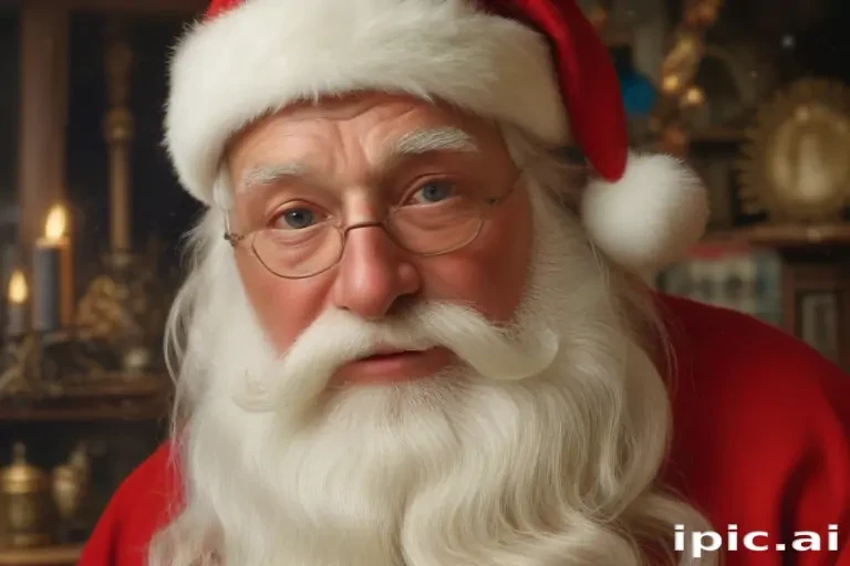 images of vintage santa