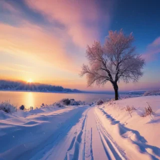 snow iphone background