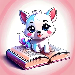 cute book png
