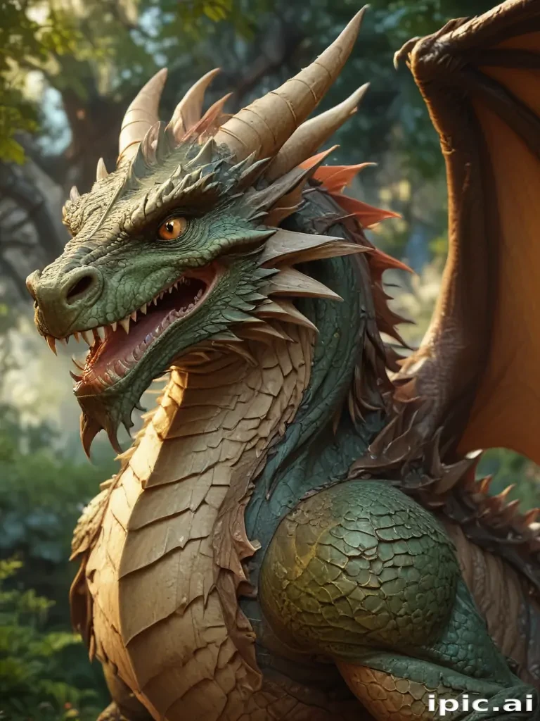 cartoon of a dragon