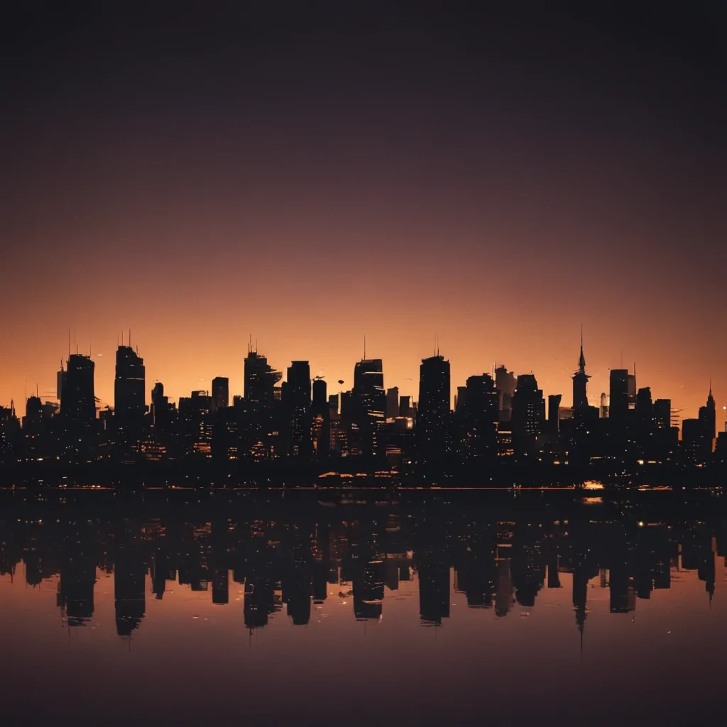 city silhouette png
