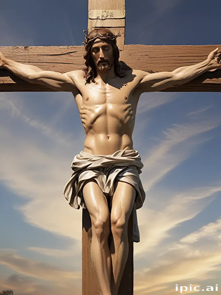 pictures of jesus on a cross