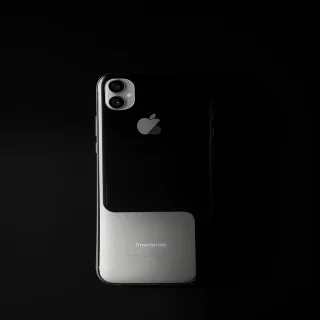 black background phone