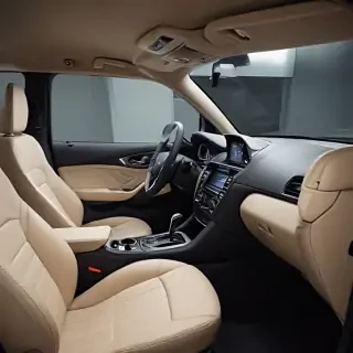 inside car background