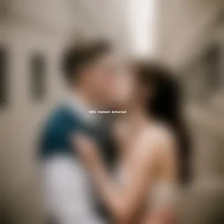couple kissing aesthetic