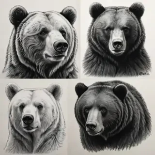drawings of bears