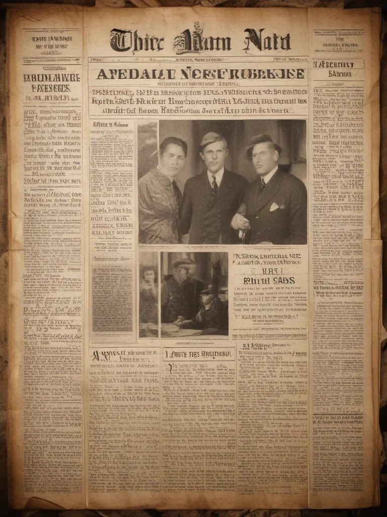 old newspaper background