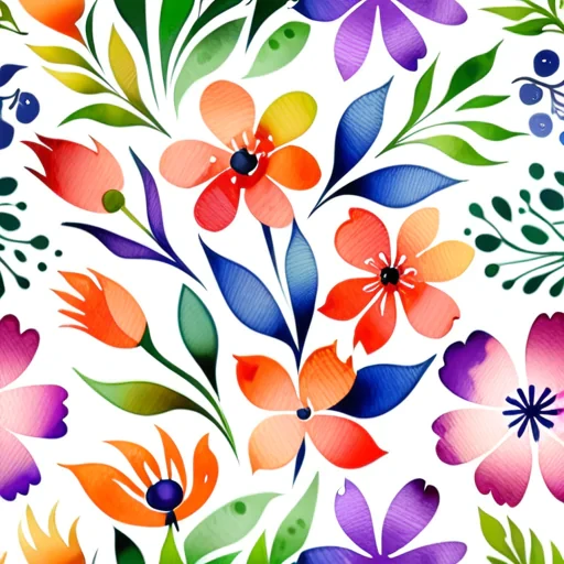 flower watercolor background