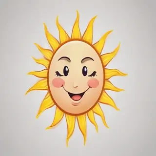 sun cartoon png