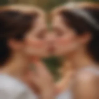 girls kissing