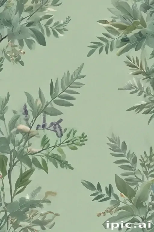 sage green aesthetic background