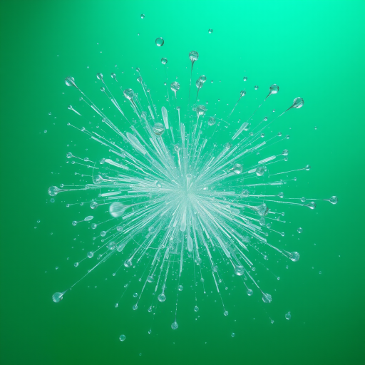 transparent explosion