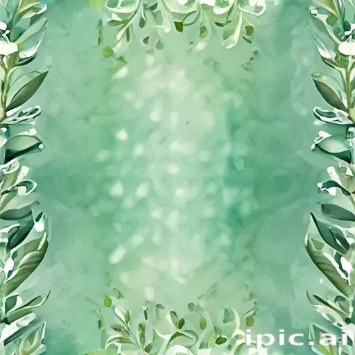 watercolor green background