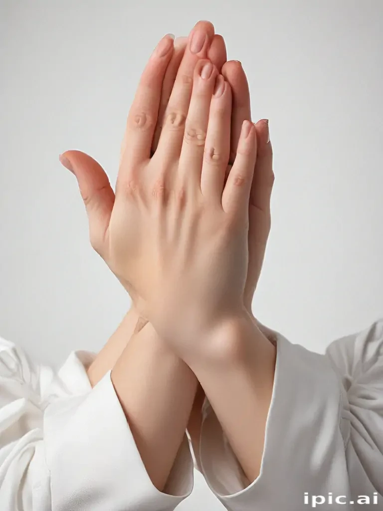 prayer hands transparent background