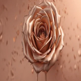 aesthetic rose gold background