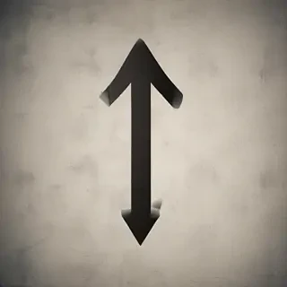 downward arrow