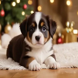 christmas puppy desktop backgrounds