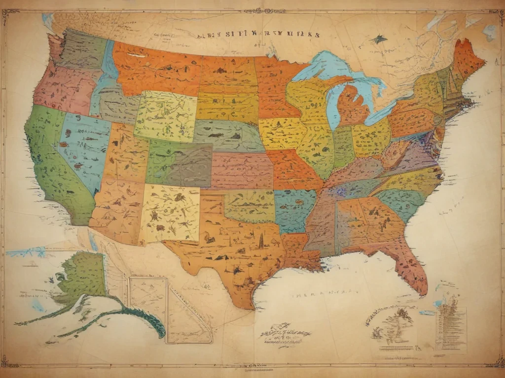 map of states