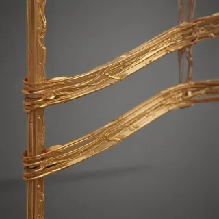 golden line png