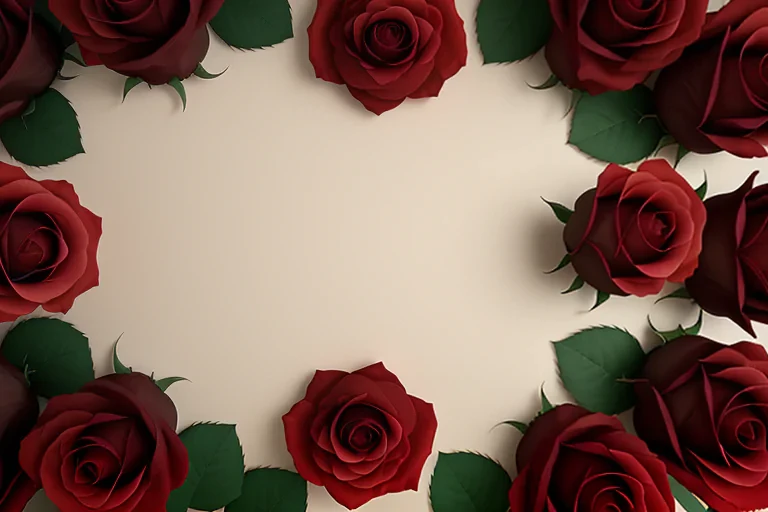 background red roses
