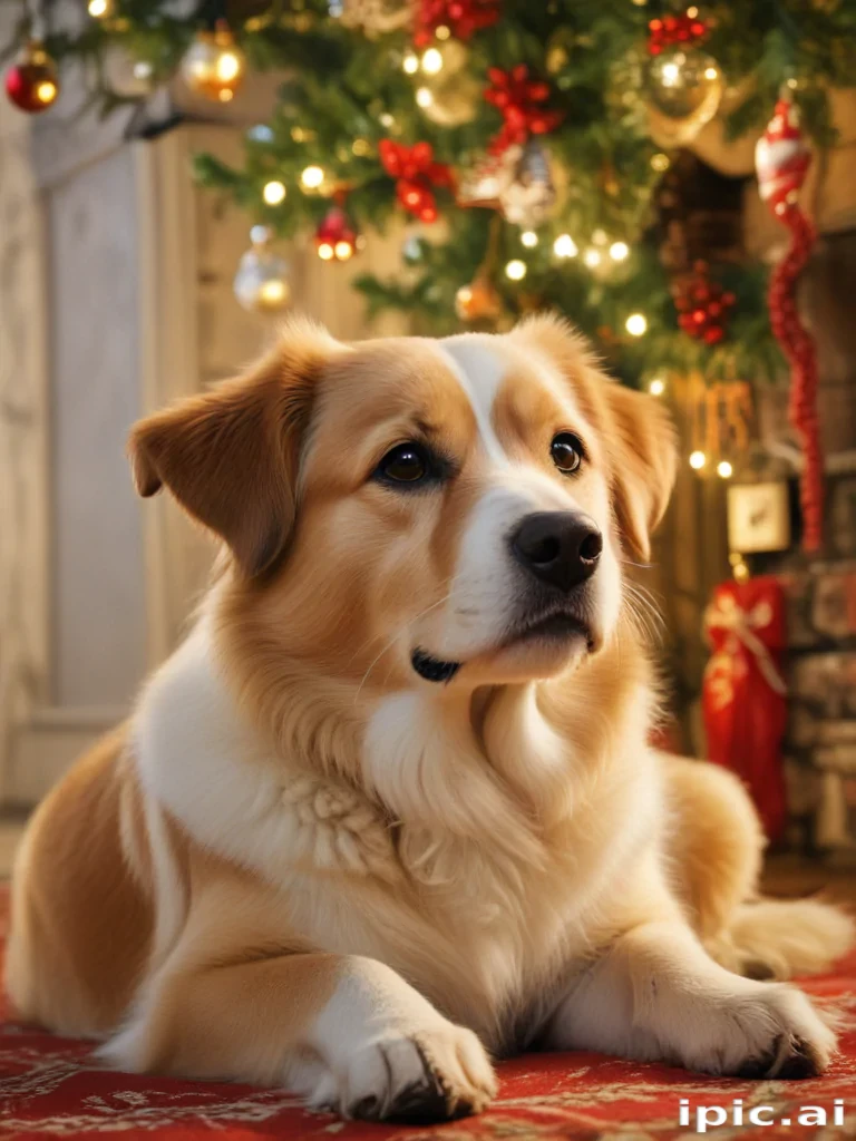 dog christmas backgrounds