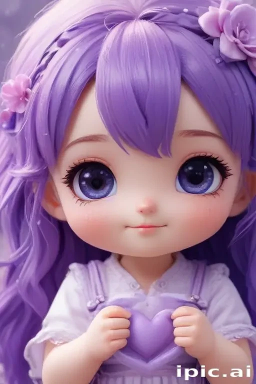 kawaii cute purple wallpaper